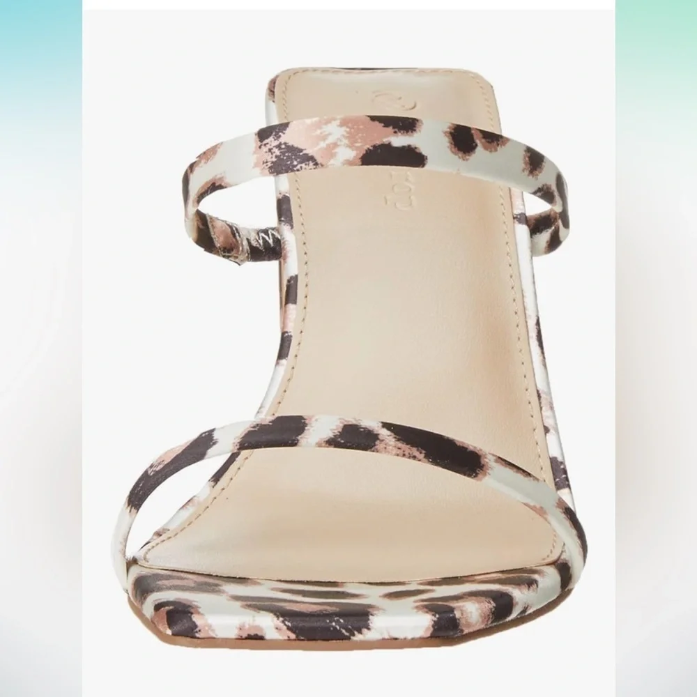🆕 The Drop Women's Avery Square Toe Two Strap High Heeled Sandal size 9